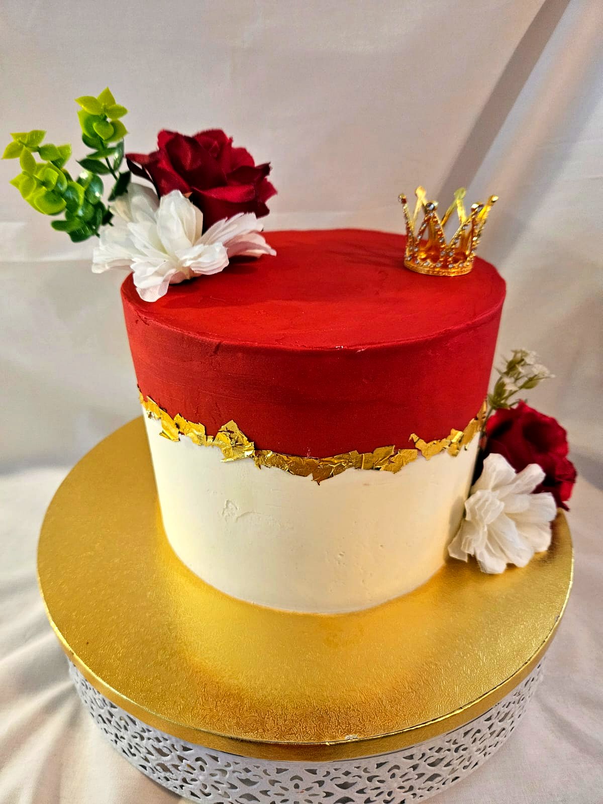 Gâteau Royal Rouge & Or