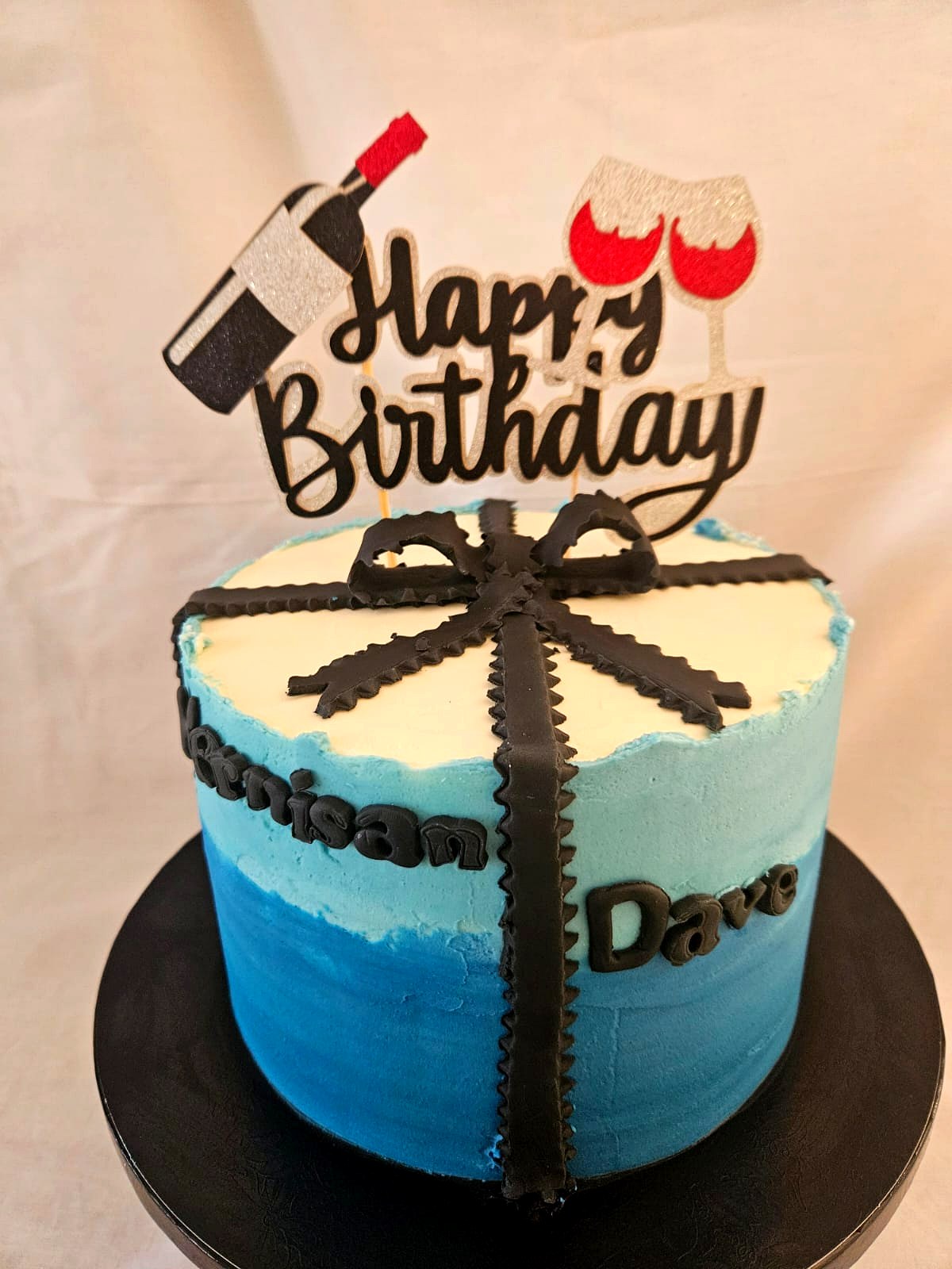 Gâteau Bleu Damisan & Dave
