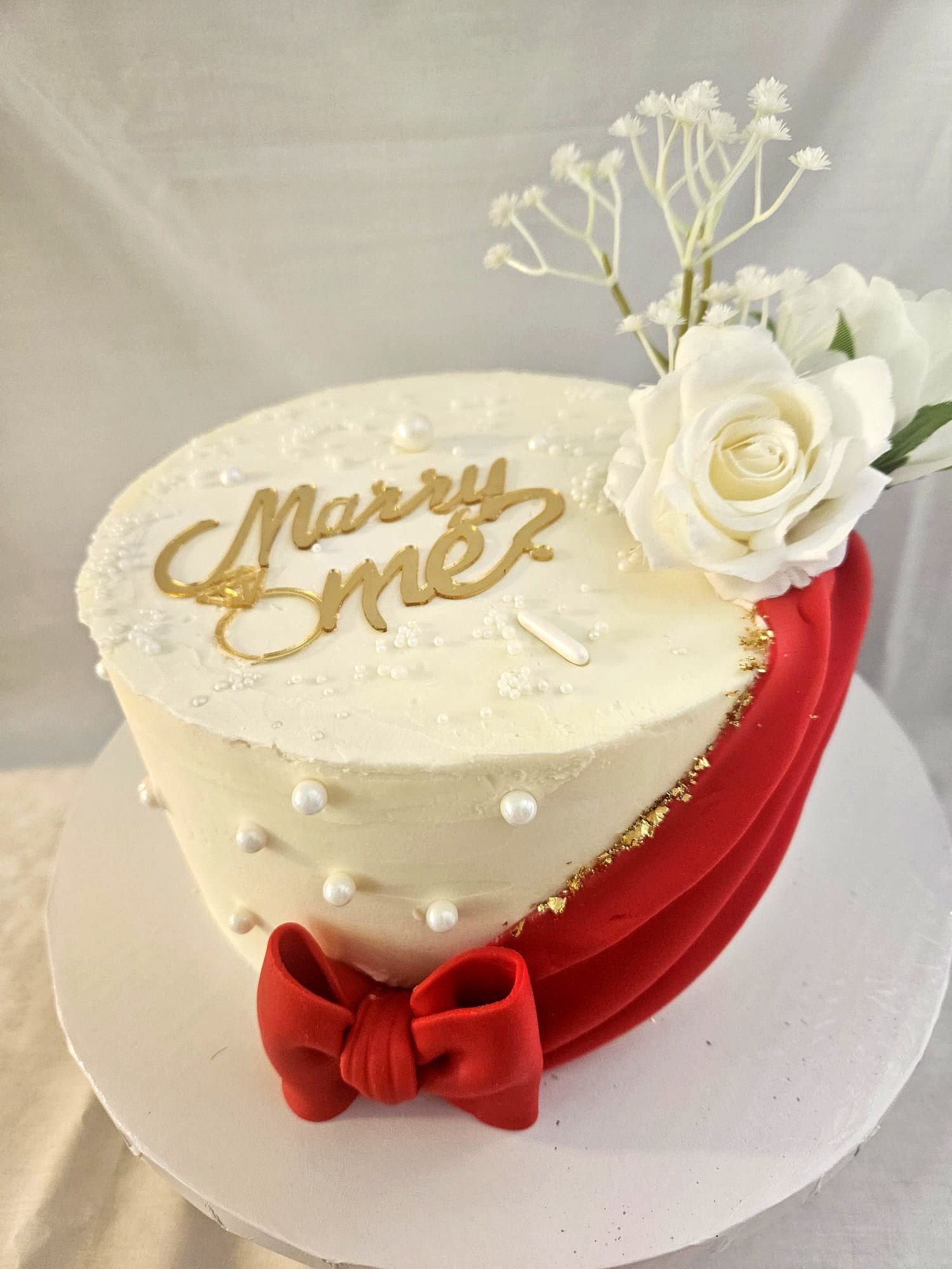 Gâteau Marry Me Fiançailles